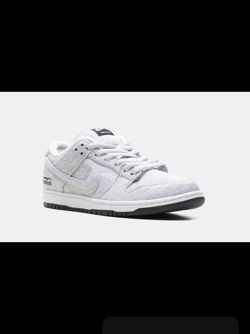 Nike White and Light Gray Low-Top Sneakers